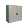 Almari Kecil 2 Pintu Paparan Kabinet Keluli Logam-2